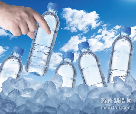 礦泉水瓶瓶身材料主要為PET，采用CO2 激 光打標可以得到較好的標記效果。