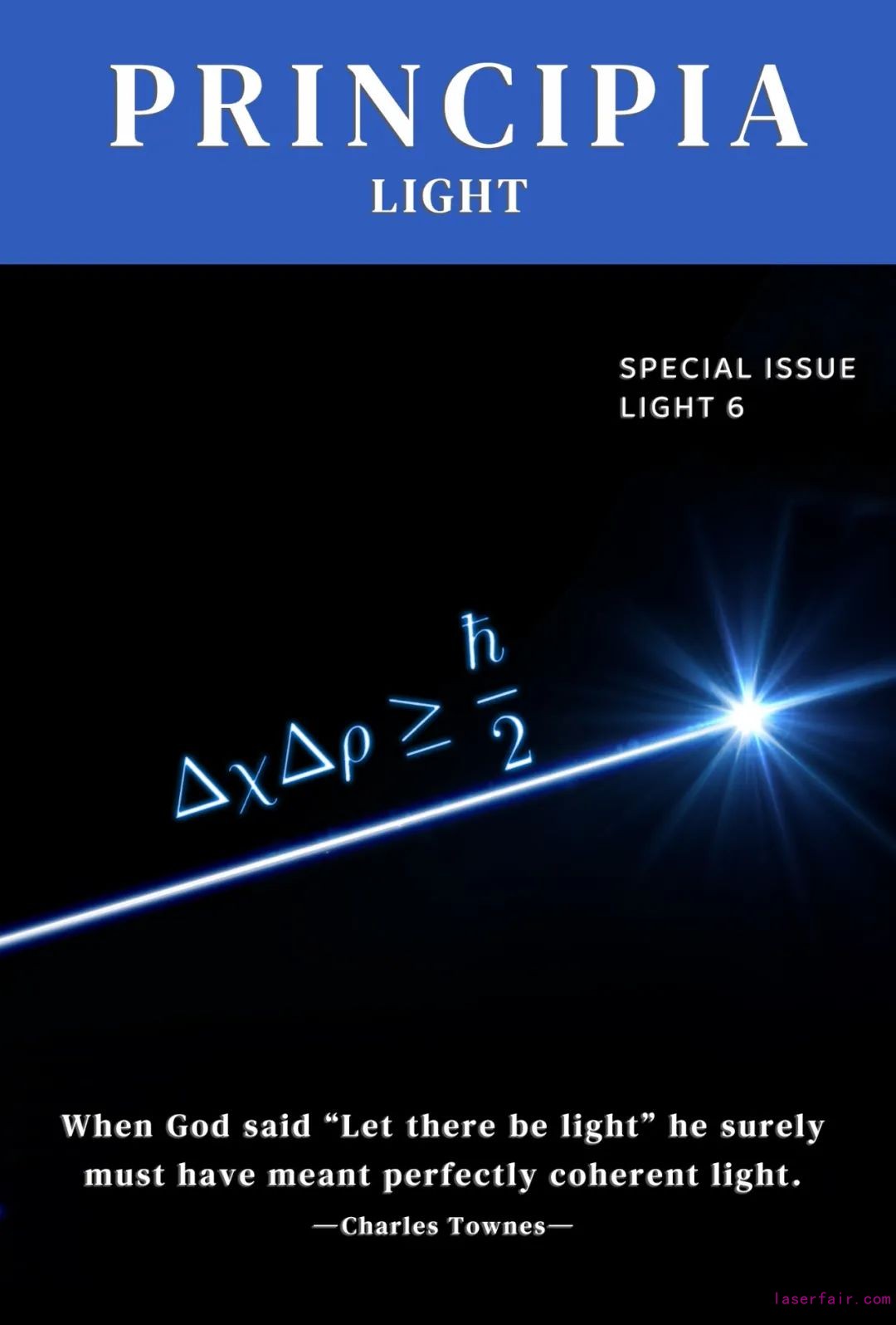 激光束中所含有的大量以相同相位運動的光子的波長，決定了激光的顏色。| 圖片來源：Peng Jiajie / Wikimedia Commons