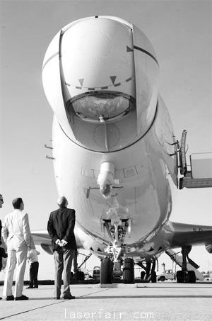 YAL-1機載激光系統(tǒng)，目前全世界最大的可移動激光炮塔裝置
