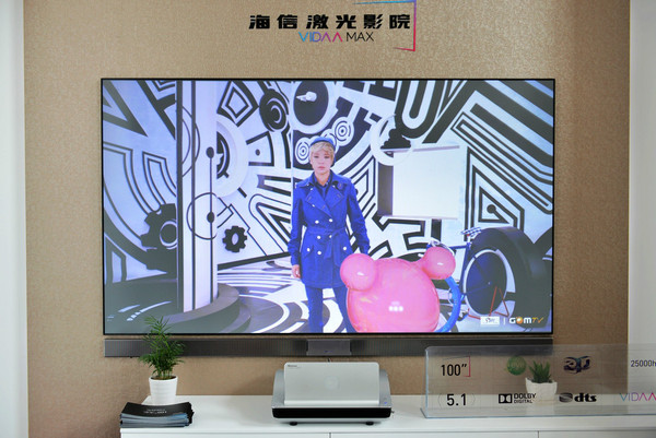 100吋的激光電視賣給誰？